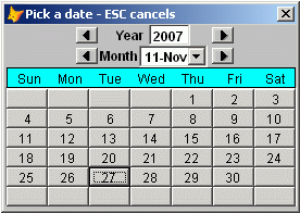 Calendar image.